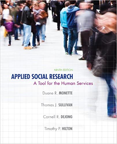 Applied Social Research: A Tool for the Human Services (9th Edition) - Orginal Pdf